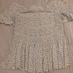 Off the shoulder blouse